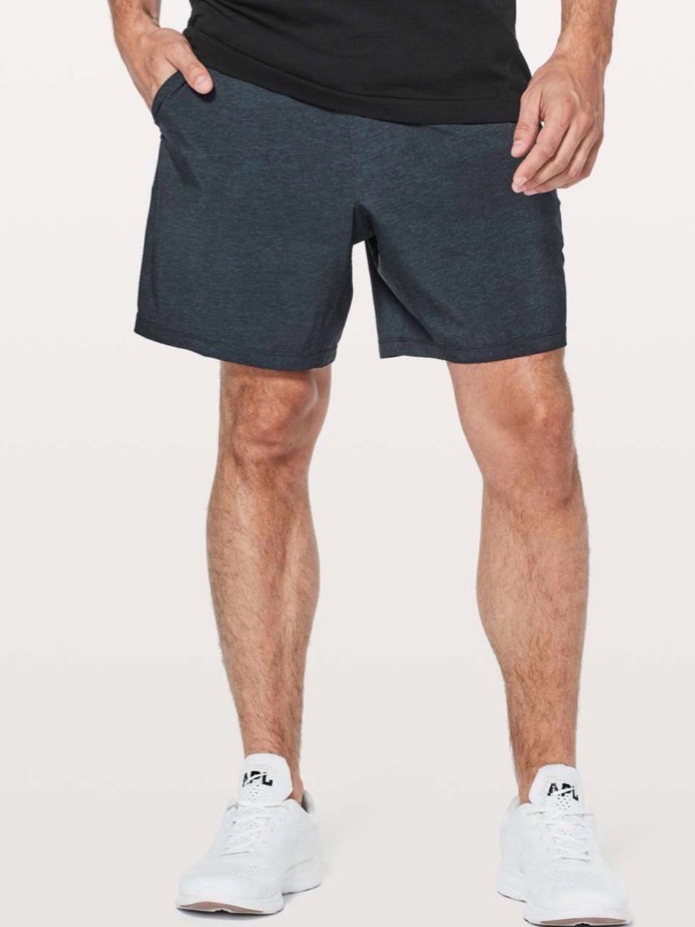 Lululemon men’s Shorts in Dark Heather black size XL
